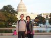 Ehepar Schmiedel vor dem Kapitol in Washington…